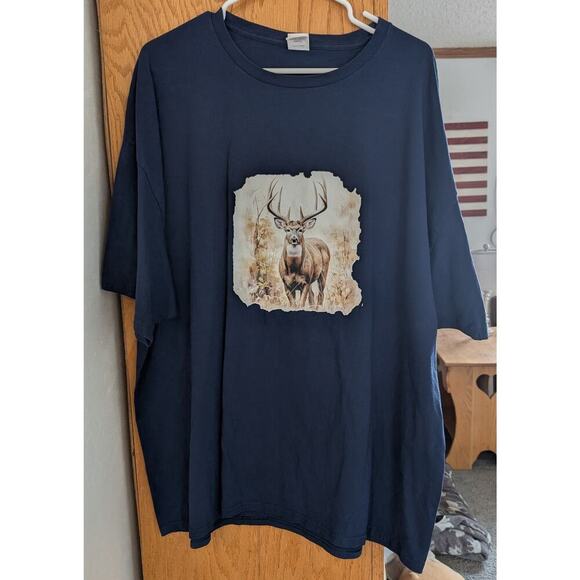 💧 Mens 3XL AGS Ideas Deer Tee - Picture 1 of 5